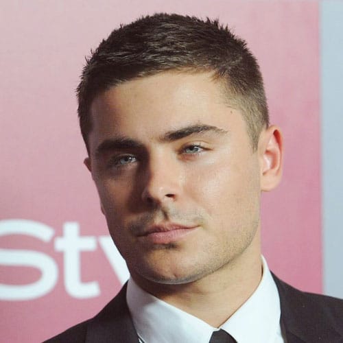 5 zac efron new haircut short crew cut spiky