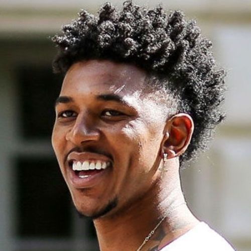 6 nick young haircut mohawk curls dreadlocks style with bald fade