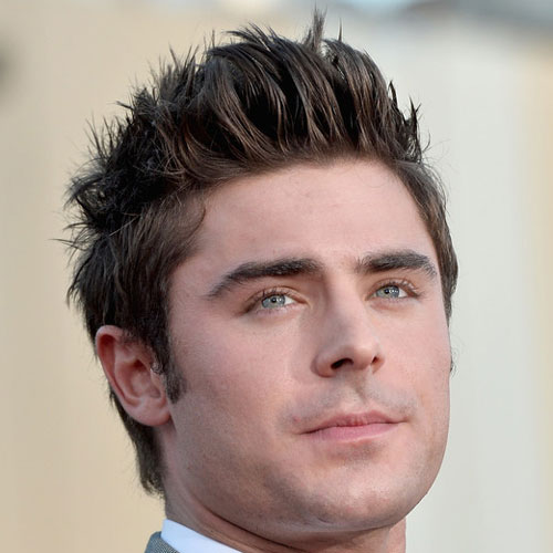 9 Zac Efron haircut Textured spiky hairstyle