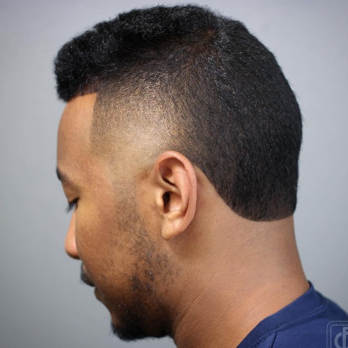 Low Skin Fade Haircut round line up