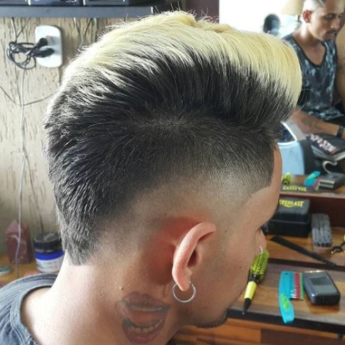 Mohawk Fade Haircut Updated Men S Hairstyles Haircuts 2019