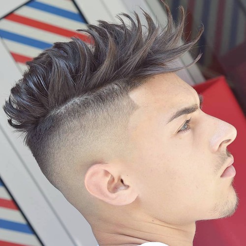 Mohawk Fade Haircut (UPDATED) - Men's Hairstyles & Haircuts 2019