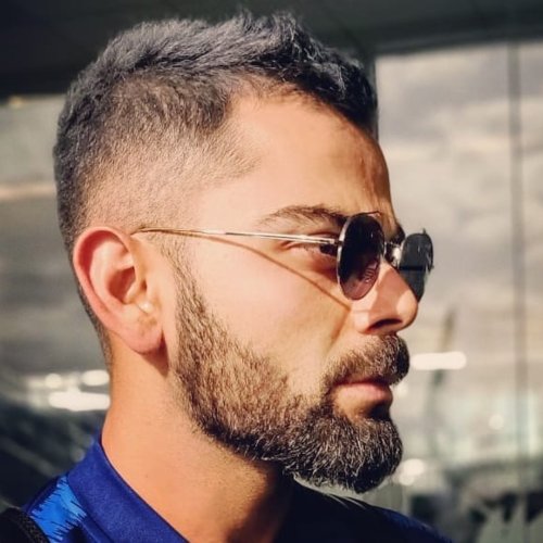 virat kohli hairstyle side cut