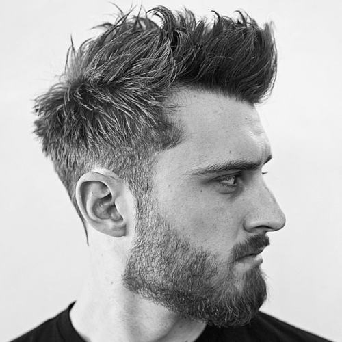 messy hairstyle mens latest 2019 picture with cool beard style messy hairstyles
